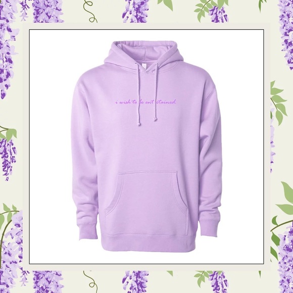 Phenomenal x Bridgerton Sweatshirt - I wish to be entertained, Small, Lavender - Picture 1 of 4